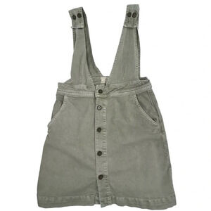 Free‎ People We The Free Women's Size 4 Green Mallory Jumper Overall Dress